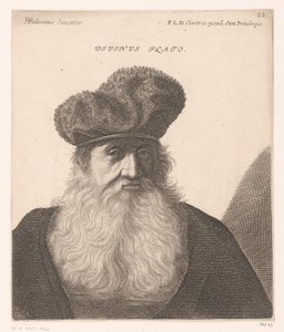 Retrato de Platão
Divinus Plato (título sobre o objecto)
Bustos de filósofos e reis (título da série)