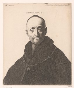 Retrato de Thomas More Thomas Morris (título no objeto) Bustos de filósofos e reis (título da série) de Jerôme David (attributed to)