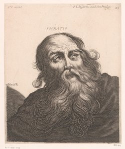 Retrato de Sócrates
Sócrates (título sobre o objecto)
Bustos de filósofos e reis (título da série) de Jerôme David