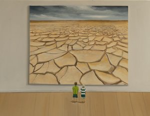 Sem água, 2019 (óleo sobre tela) de Jerome Glomaud