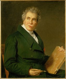 Retrato do pintor Jacques Louis David, idade ...