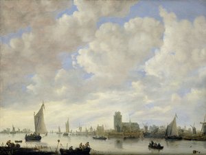 Vista do Merwede em Dordrecht, c.1660