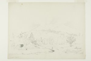 Névoa nas montanhas de Jervis McEntee