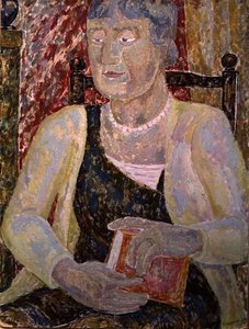 Retrato da Sra. Ody (óleo a bordo) de Jessica Stewart Dismorr