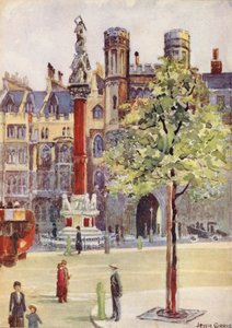 Broadway, Westminster (litografia a cores)