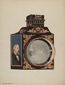 Farol da locomotiva de Jessie M. Youngs