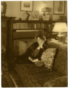 Alice Foote MacDougall da fama dos restaurantes, Greenwich Village, Nova Iorque, EUA, c.1915-25 (foto em prata gelatina)