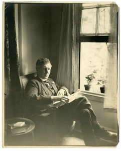 John Cowper Powys Llewelyn Powys, c.1905-40 (foto gelatina prateada) de Jessie Tarbox Beals