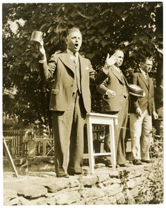 John W. Mitchell em Greenwich Conn ou Weston, Conn O famoso leiloeiro para ir com xx a foto de Jessie Tarbox Beals