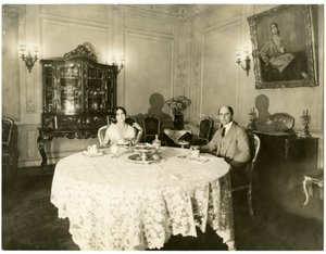 Michael Fokine & Fokina sua esposa, c.1926-36 (foto em prata gelatina)