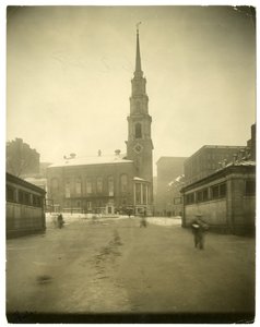 Park Street Church, EUA, c.1902-10 (foto em prata gelatina) de Jessie Tarbox Beals