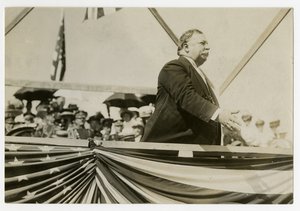 William Howard Taft, c.1908-12 (foto em prata gelatina) de Jessie Tarbox Beals