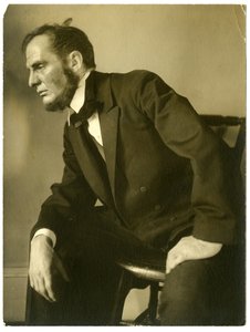 William Raoul do Liberal Club como Abraham Lincoln, c.1905-13 de Jessie Tarbox Beals