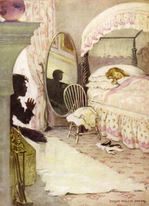 Ilustração para The Water Babies por Charles Kingsley (lito colorido) de Jessie Willcox Smith