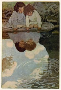 Rio Looking-Glass (cor litho) de Jessie Willcox Smith