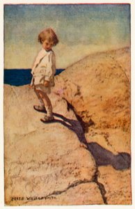 A Minha Sombra (cor litho) de Jessie Willcox Smith