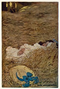 O Hayloft (lito colorido) de Jessie Willcox Smith