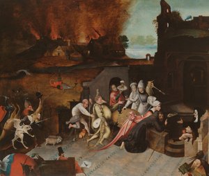 A tentação de Santo António de Jheronimus Bosch (copy after)