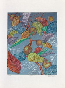 outono, 2019 (xilogravura)