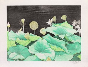 Lótus, 2016 (xilogravura)