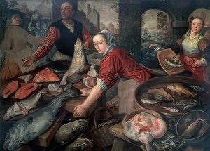 Mercado de peixe. 1570