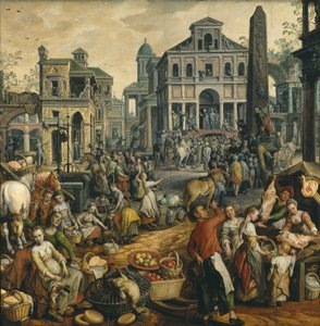 Cena de mercado com Ecce Homo, 1565
