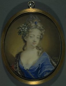 Retrato da Condessa Märta Creutz, née Banér de Joachim Henne