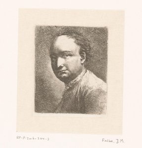 Retrato do pintor Johann Harper de Joachim Martin Falbe