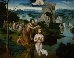 O Batismo de Cristo de Joachim Patinir