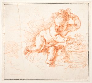Putti coleta frutas