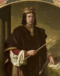 Retrato do rei Fernando II de Aragão (1452-1516) de Joachin Dominguez Becquer