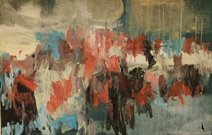 Paisagem abstrata dinâmica de Joackim Schou Dahle
