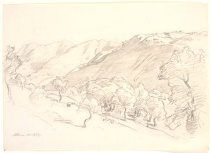 Paisagem montanhosa, Attina de Joakim Frederik Skovgaard