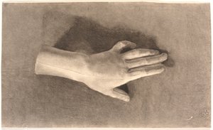 Estudo da mão de gesso de Joakim Frederik Skovgaard
