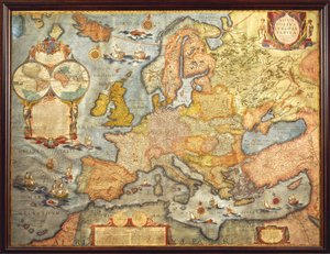 Mapa da Europa 1686 por Joan Blaeu