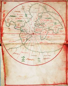 Planisfério mundial de Joan Oliva
