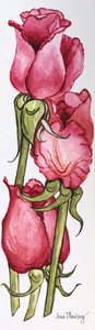Três Rosas Vermelhas de Joan Thewsey