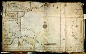 Sra. 1288 fol.22 Mapa das Caraíbas de Joao Teixeira