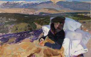 Maria convalescente em El Pardo, 1906. de Joaquin Sorolla y Bastida
