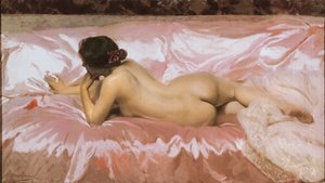 Mulher nua. Pintura de Joaquin SOROLLA (1863-1923)