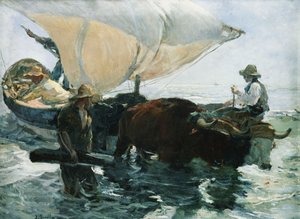 O retorno da pesca, 1893 de Joaquín Sorolla
