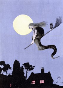 As bruxas, se acreditarmos nas lendas, foram as primeiras a praticar a aviação (bruxa na sua vassoura) - em "As aventuras da aviação" de Xandaro de Joaquin Xaudaro