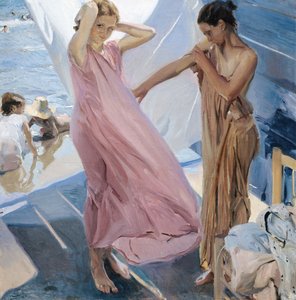 Depois do banho de Joaquín Sorolla