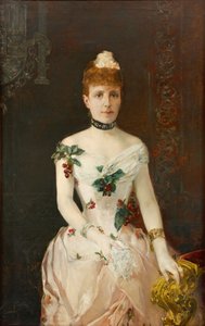 Maria Christina da Áustria 1858-1929, rainha da Espanha, 1888. de Joaquín Sorolla