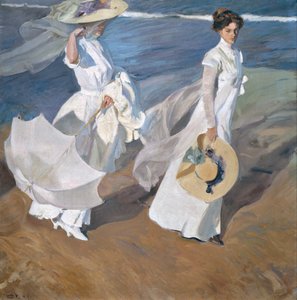 Passeando à beira-mar de Joaquín Sorolla