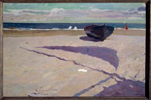 The Shadow of the Boat Painting by Joaquin Sorolla y Bastida (1862-1923) 1903 Madrid, Museu Sorolla de Joaquín Sorolla