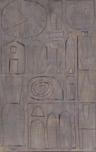 Desenho gráfico com caracol de Joaquín Torres García