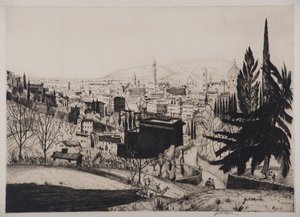 Florença, 1924 (ponto seco)