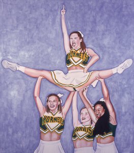 Vamos para o Hornets  1 Yeah !, 2002 (óleo e acrílico sobre tela)