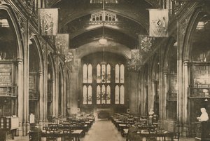 Biblioteca da Guildhall à qual todo londrino deve ir, c1935. de Joel